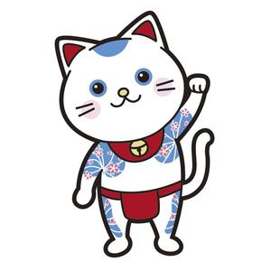 tongkeさんの刺青柄の猫のキャラクターデザインへの提案