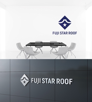 chpt.z (chapterzen)さんの屋根瓦製造ﾒｰｶｰ「フジスレート株式会社」の海外新会社「FUJI STAR ROOF Inc.」のロゴマーク作成への提案