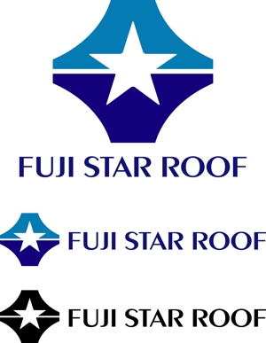 SUN DESIGN (keishi0016)さんの屋根瓦製造ﾒｰｶｰ「フジスレート株式会社」の海外新会社「FUJI STAR ROOF Inc.」のロゴマーク作成への提案