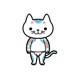 tosdesign (tosdesign)さんの刺青柄の猫のキャラクターデザインへの提案