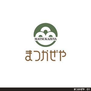 tori_D (toriyabe)さんの業務用酒類販売「まつかぜや」のロゴへの提案