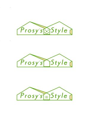 roamuu22 (muroimima)さんのスタイリッシュな工務店　会社ロゴ　「Prosy's　Style」への提案