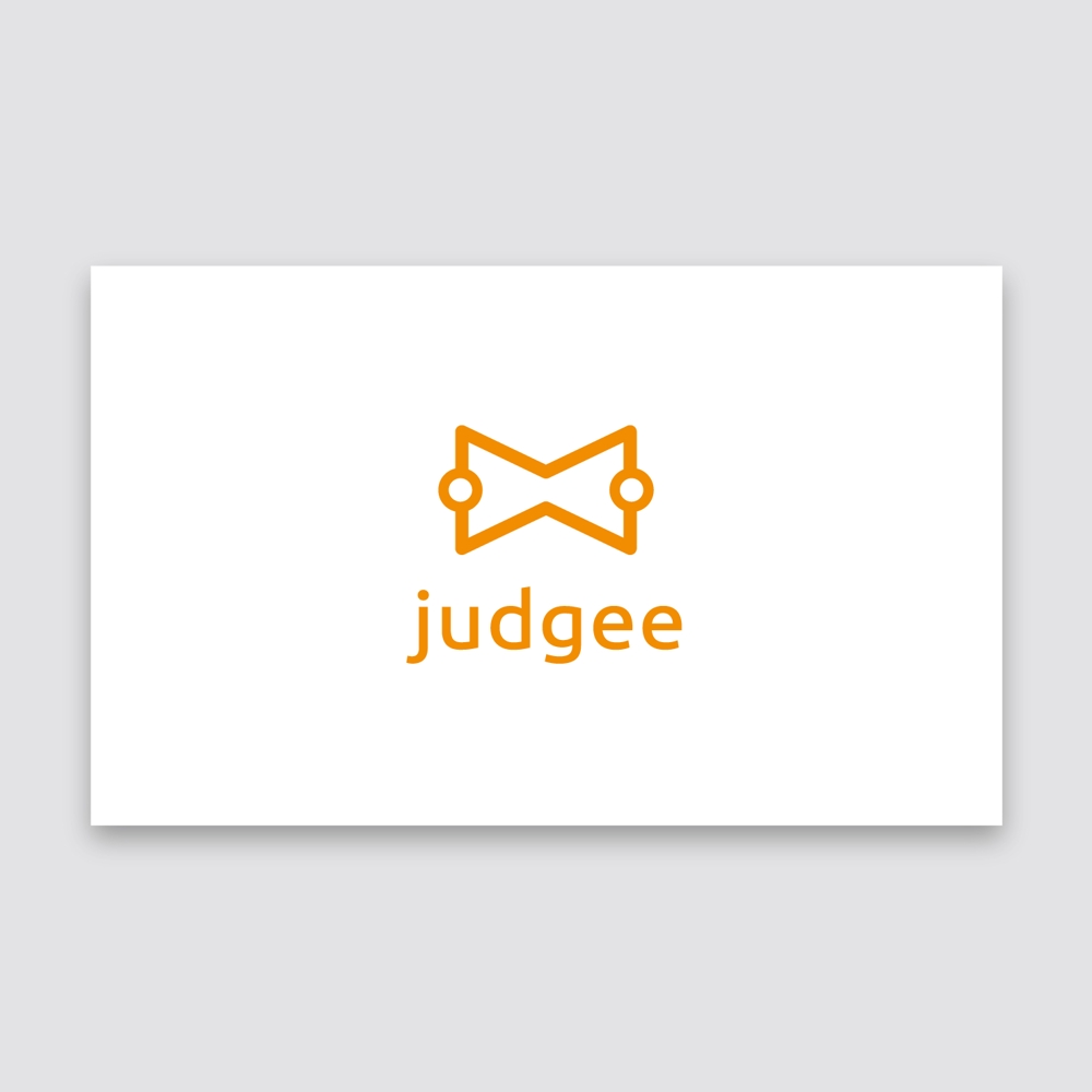 自社サービス「judgee」のロゴデザイン依頼