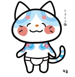 なにに★ぬこ (chiezo108)さんの刺青柄の猫のキャラクターデザインへの提案