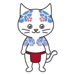 tongkeさんの刺青柄の猫のキャラクターデザインへの提案