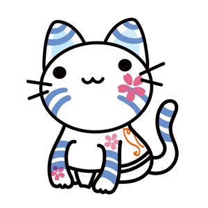sumiyochi (sumiyochi)さんの刺青柄の猫のキャラクターデザインへの提案