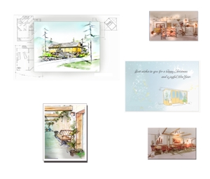 AKI-design (akidesign)さんのカフェ・スイーツのイメージを表現するイラストへの提案