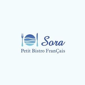 L-design (CMYK)さんの「petit bistro franÇais　SORA」のロゴ作成への提案