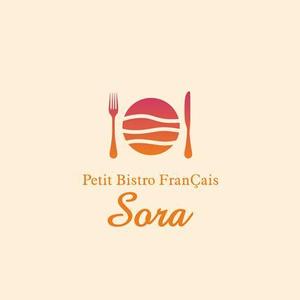 L-design (CMYK)さんの「petit bistro franÇais　SORA」のロゴ作成への提案