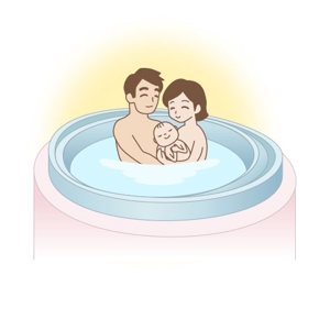 吉水 (seiwa)さんの水中出産のイラストへの提案