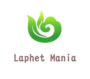 ぽんぽん (haruka322)さんのミャンマーで開店予定の食べる緑茶専門店「Laphet Mania」のロゴへの提案