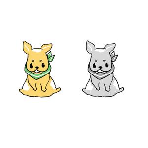 戸賀さん (naru_kai)さんの株式会社富建の犬のキャラクターデザインへの提案