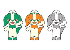 さんの株式会社富建の犬のキャラクターデザインへの提案