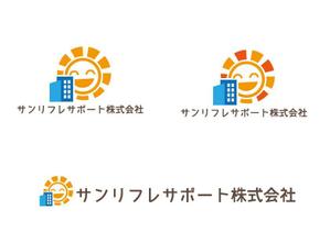 all-e (all-e)さんのビルメンテナンス業　新規設立会社「サンリフレサポート（株）」のロゴへの提案