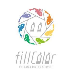 スクローバーデザイン／SCLOVER DESIGN (tyafun)さんのダイビングサービス　『fill color』への提案