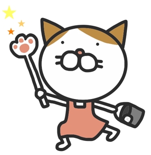 キチチ (Kichichi)さんの猫の手お掃除隊のキャラクターへの提案