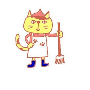 kometto (kometto)さんの猫の手お掃除隊のキャラクターへの提案