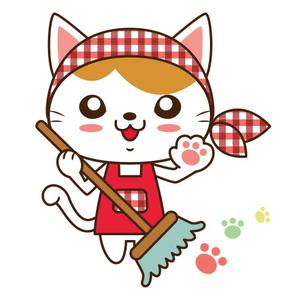 ムーブオン (move-on)さんの猫の手お掃除隊のキャラクターへの提案