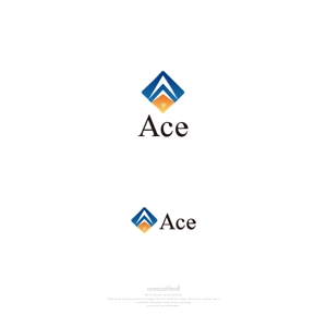 onesize fit’s all (onesizefitsall)さんのプロモーション会社「Ace」のロゴ作成への提案