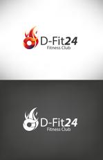 Caleb（ケイレブ） (SupernovaDesign)さんのフィットネスクラブ「Ｄ-ｆｉｔ２４」のロゴへの提案