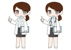 みやこ (miyako_0904)さんの女医または看護師（女性）のキャラクターデザインへの提案