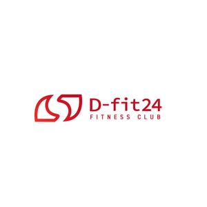 Ü design (ue_taro)さんのフィットネスクラブ「Ｄ-ｆｉｔ２４」のロゴへの提案