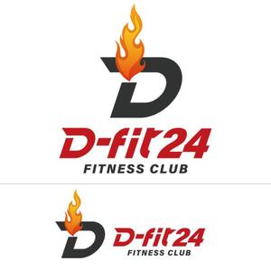 Cat Design (catdesign_1110)さんのフィットネスクラブ「Ｄ-ｆｉｔ２４」のロゴへの提案