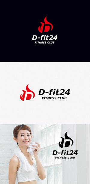 tanaka10 (tanaka10)さんのフィットネスクラブ「Ｄ-ｆｉｔ２４」のロゴへの提案