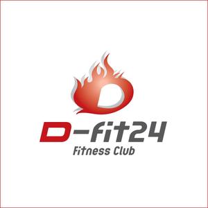 queuecat (queuecat)さんのフィットネスクラブ「Ｄ-ｆｉｔ２４」のロゴへの提案