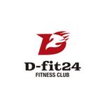 odo design (pekoodo)さんのフィットネスクラブ「Ｄ-ｆｉｔ２４」のロゴへの提案