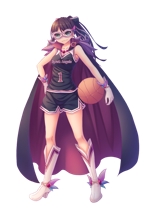 ヨミツキ (Unakite)さんのバスケ少女のキャラクターデザインへの提案