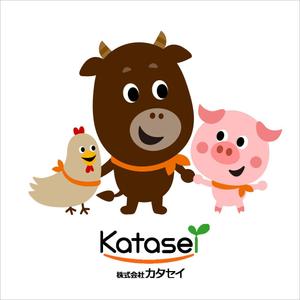 Fleur (フルール) 38 (Fleur38)さんの精肉会社（お肉屋）のキャラクターデザインへの提案