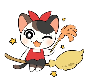福留 和 (nono1211)さんの猫の手お掃除隊のキャラクターへの提案