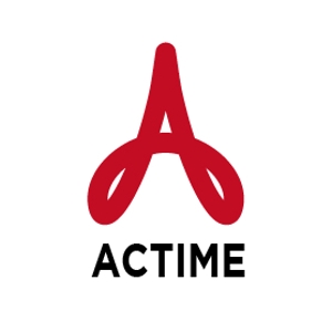 DD (TITICACACO)さんの工具専門リユースショップの社内報「ACTIME」のロゴへの提案