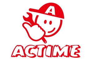 日和屋 hiyoriya (shibazakura)さんの工具専門リユースショップの社内報「ACTIME」のロゴへの提案