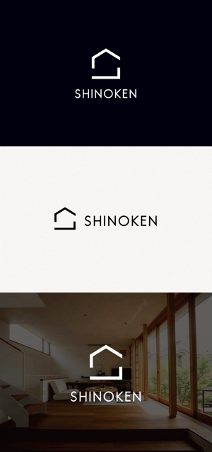 tanaka10 (tanaka10)さんの住宅会社　株式会社　篠建のロゴ、文字への提案