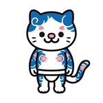 D-Cafe　 (D-Cafe)さんの刺青柄の猫のキャラクターデザインへの提案