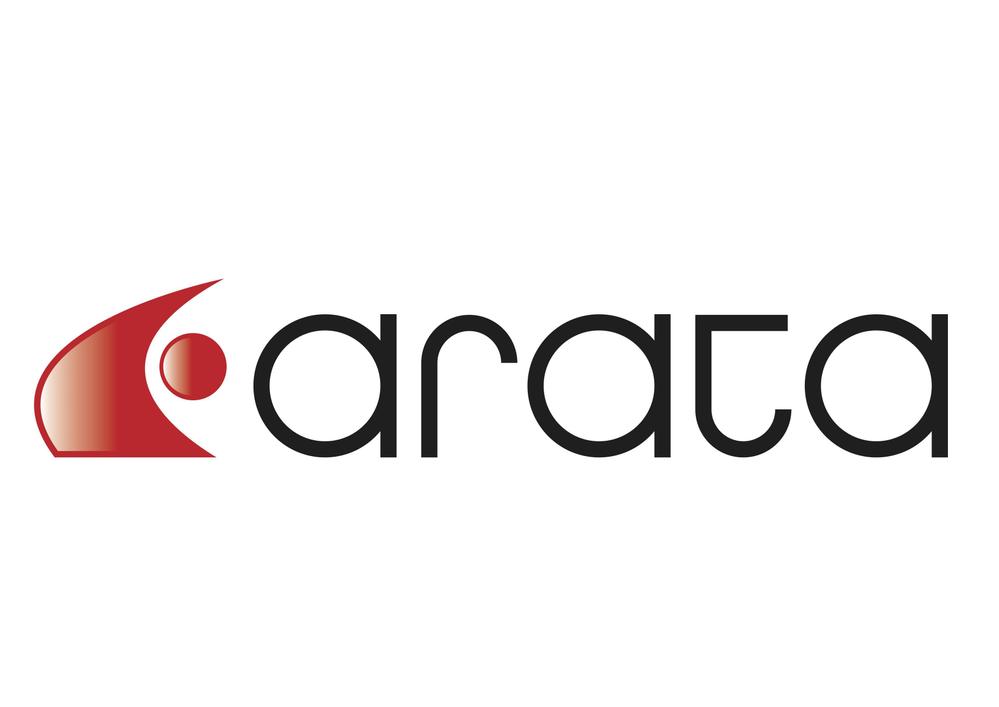 「arata」のロゴ作成
