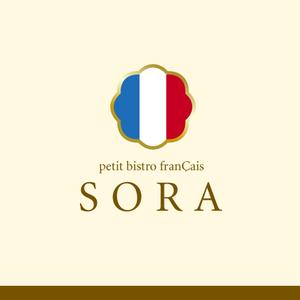 株式会社ティル (scheme-t)さんの「petit bistro franÇais　SORA」のロゴ作成への提案