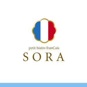 株式会社ティル (scheme-t)さんの「petit bistro franÇais　SORA」のロゴ作成への提案