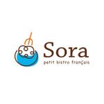 ハナトラ (hanatora)さんの「petit bistro franÇais　SORA」のロゴ作成への提案