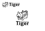 なべちゃん (YoshiakiWatanabe)さんのトラのロゴ募集 | 外国人バーテンダーのバー「元寺町タイガー」のロゴ作成への提案