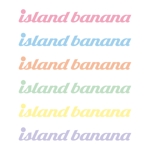 j-design (j-design)さんの洋服に付ける紙タグ・ショップタグ　「island banana」のロゴへの提案