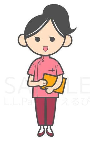株式会社エルエルパレス／岩気裕司 (elpiy)さんの女医または看護師（女性）のキャラクターデザインへの提案