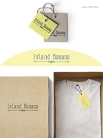 kino (labokino)さんの洋服に付ける紙タグ・ショップタグ　「island banana」のロゴへの提案