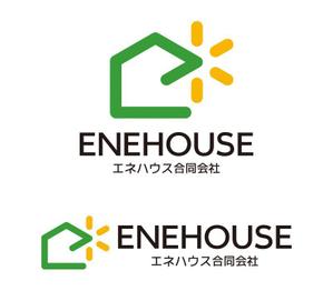 tsujimo (tsujimo)さんの不動産の売買・賃貸運営・電気工事会社「エネハウス合同会社」のロゴへの提案