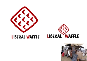 marukei (marukei)さんのワッフルの移動販売（LIBERAL WAFFLE）のロゴへの提案