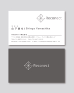 k0518 (k0518)さんの不動産会社「Reconnect株式会社」の名刺のデザインへの提案