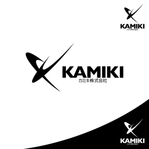 ロゴ研究所 (rogomaru)さんの楽しいイメージで、新会社「カミキ」のロゴを作って下さい。への提案