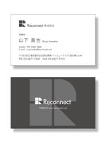 masunaga_net (masunaga_net)さんの不動産会社「Reconnect株式会社」の名刺のデザインへの提案